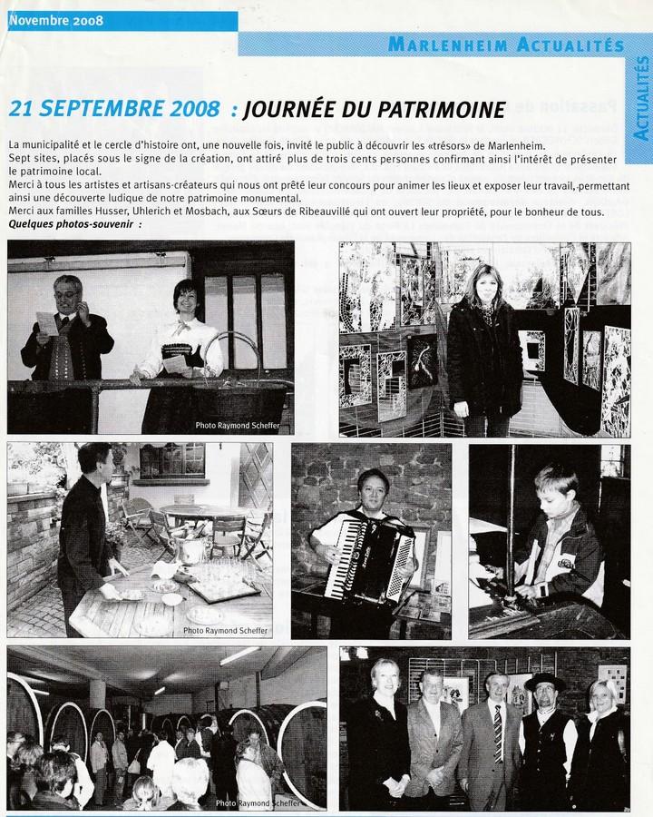 Expo novembre 2008 appariteur marlenheim